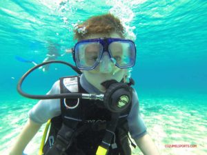 Cozumel Sports diving with kids